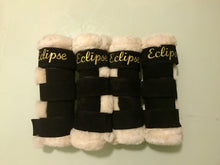 Set of 4 x suede & sheepskin boots