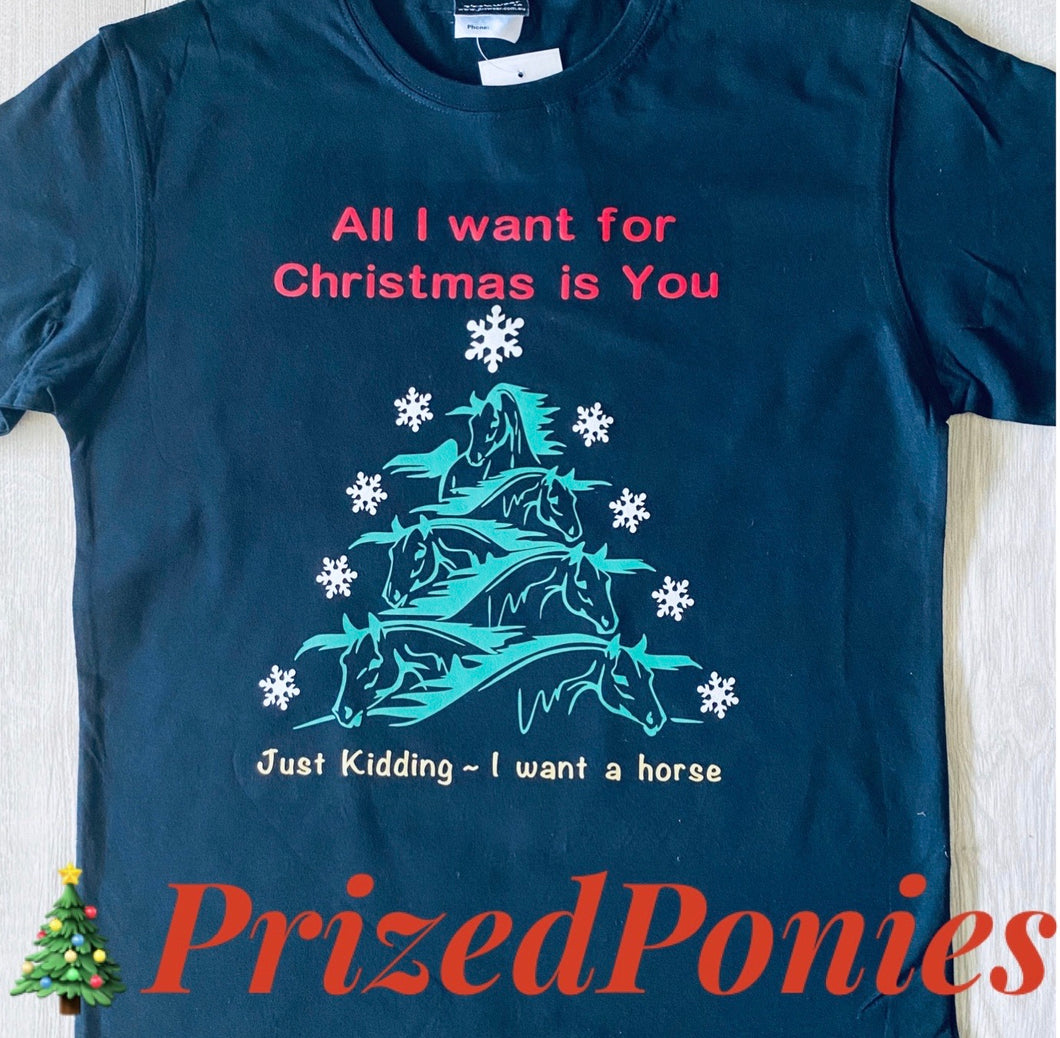 Christmas Tees ~ pony