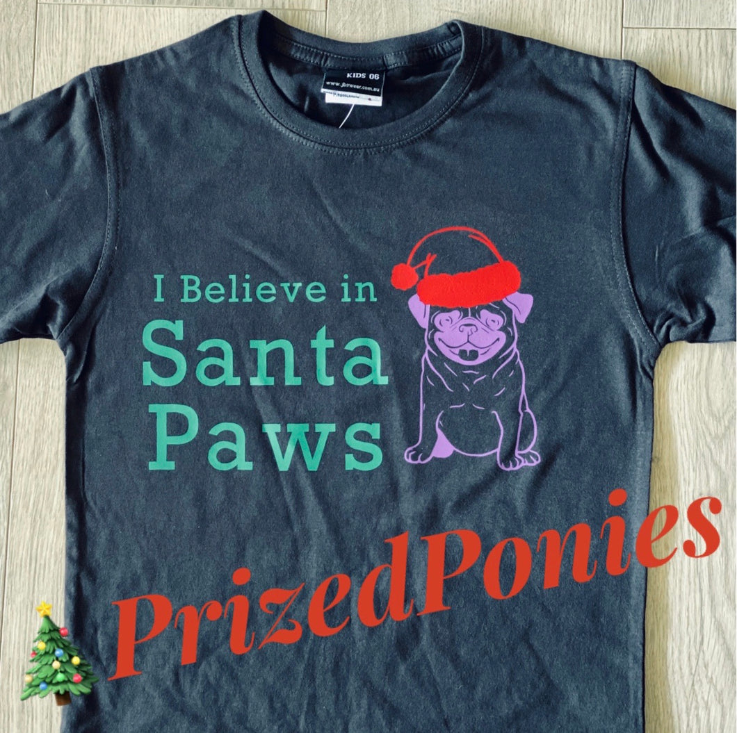 Christmas Tees ~ Santa paws